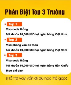 So sánh trường TOP 1 và TOP 3 code visa thẳng - Hiểu rõ và đúng hơn về 2 loại trường này