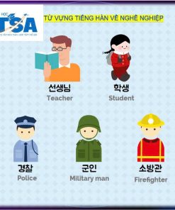 100 từ vựng tiếng Hàn về nghề nghiệp #TSA#