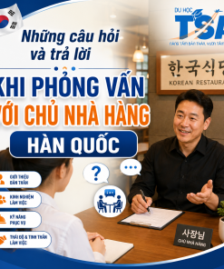 Những câu hỏi & trả lời phỏng vấn với chủ nhà hàng Hàn Quốc