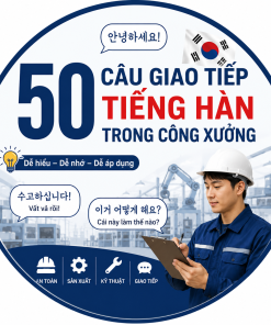 Muốn làm việc tốt trong công xưởng tại Hàn Quốc cần ghi nhớ những câu giao tiếp dưới đây